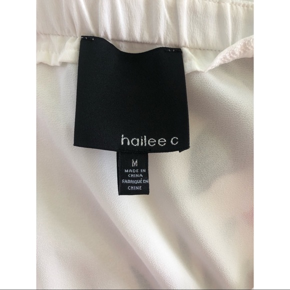 Anthropologie White Halter Top Size M - Picture 7 of 7